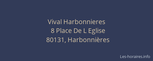 Vival Harbonnieres