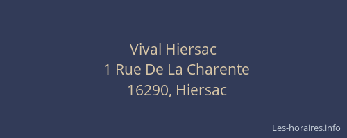 Vival Hiersac