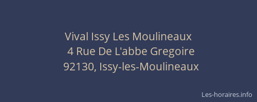 Vival Issy Les Moulineaux