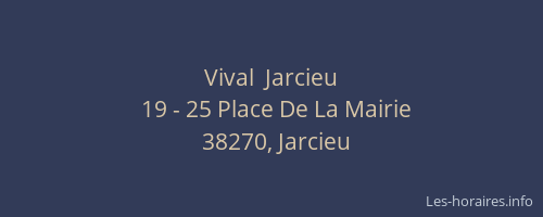 Vival  Jarcieu