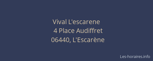 Vival L'escarene