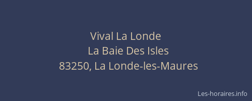 Vival La Londe