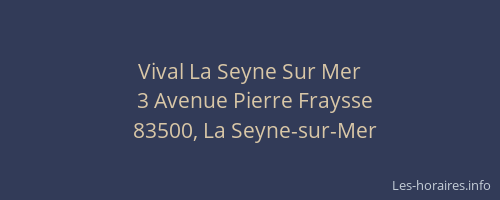 Vival La Seyne Sur Mer
