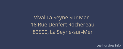 Vival La Seyne Sur Mer