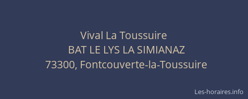 Vival La Toussuire