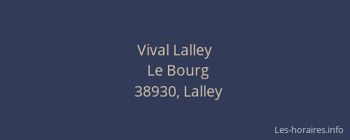 Vival Lalley
