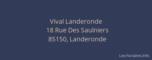 Vival Landeronde