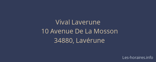 Vival Laverune