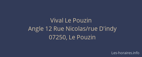 Vival Le Pouzin