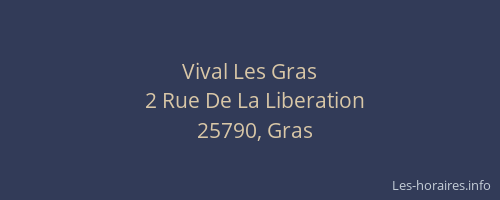 Vival Les Gras