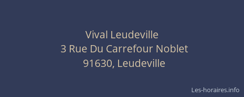 Vival Leudeville