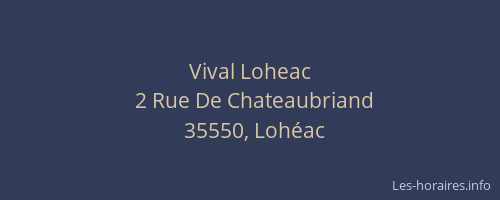 Vival Loheac