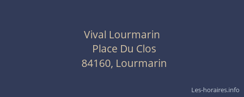 Vival Lourmarin