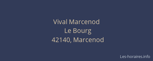 Vival Marcenod