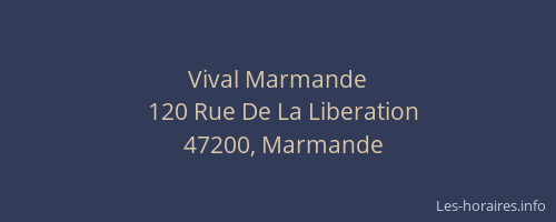 Vival Marmande