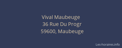 Vival Maubeuge