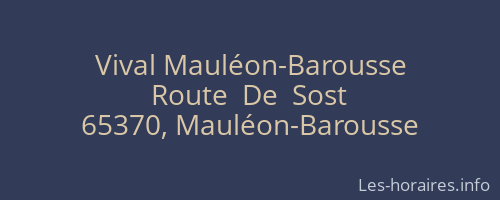 Vival Mauléon-Barousse