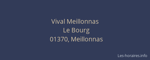 Vival Meillonnas