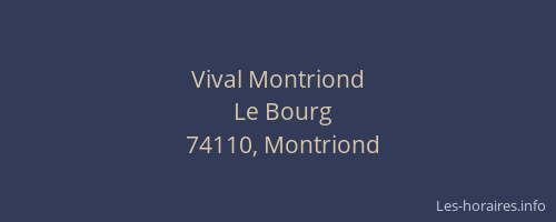 Vival Montriond