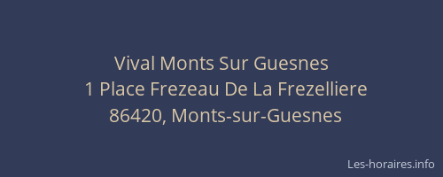 Vival Monts Sur Guesnes