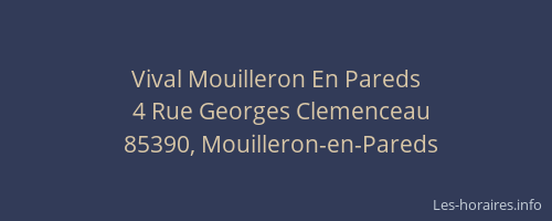 Vival Mouilleron En Pareds