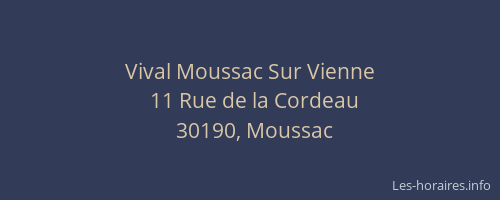 Vival Moussac Sur Vienne