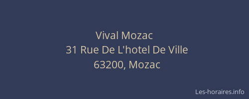 Vival Mozac