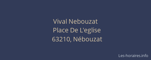 Vival Nebouzat