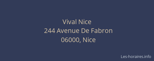 Vival Nice