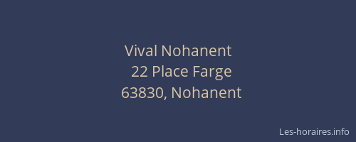 Vival Nohanent