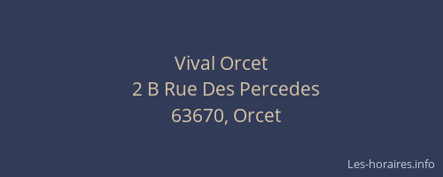 Vival Orcet