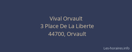 Vival Orvault