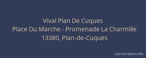 Vival Plan De Cuques