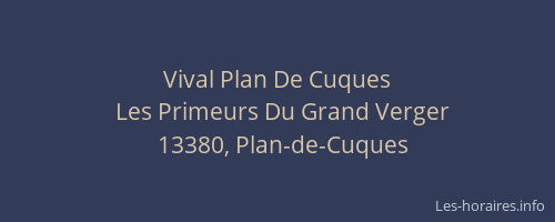 Vival Plan De Cuques