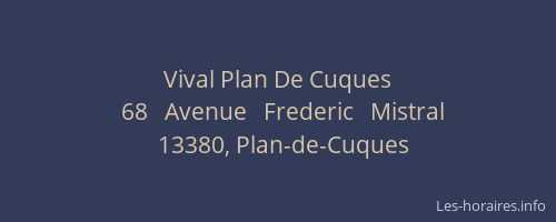 Vival Plan De Cuques