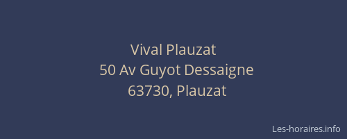 Vival Plauzat