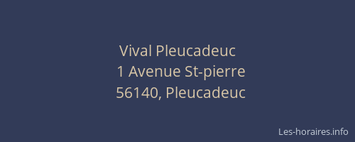 Vival Pleucadeuc