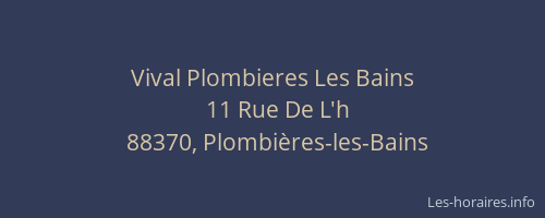 Vival Plombieres Les Bains