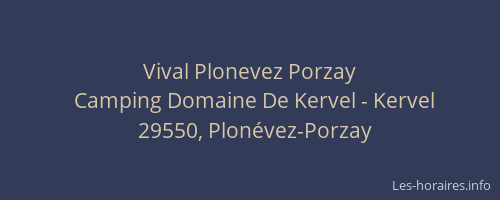 Vival Plonevez Porzay