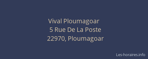 Vival Ploumagoar
