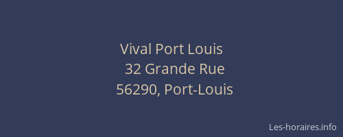 Vival Port Louis