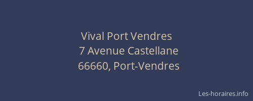 Vival Port Vendres
