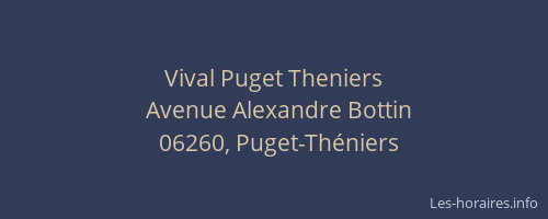 Vival Puget Theniers