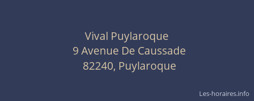 Vival Puylaroque