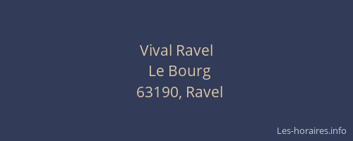 Vival Ravel