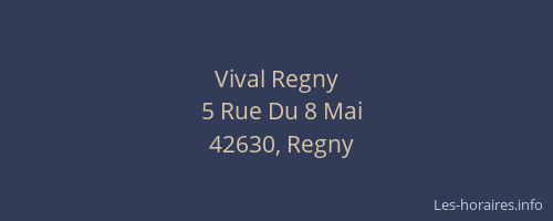 Vival Regny