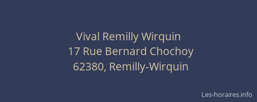Vival Remilly Wirquin
