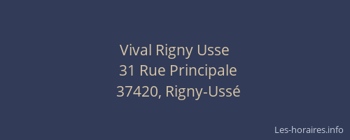 Vival Rigny Usse