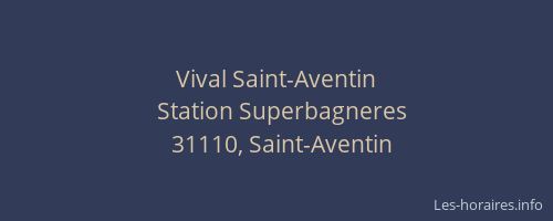 Vival Saint-Aventin