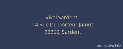 Vival Sardent